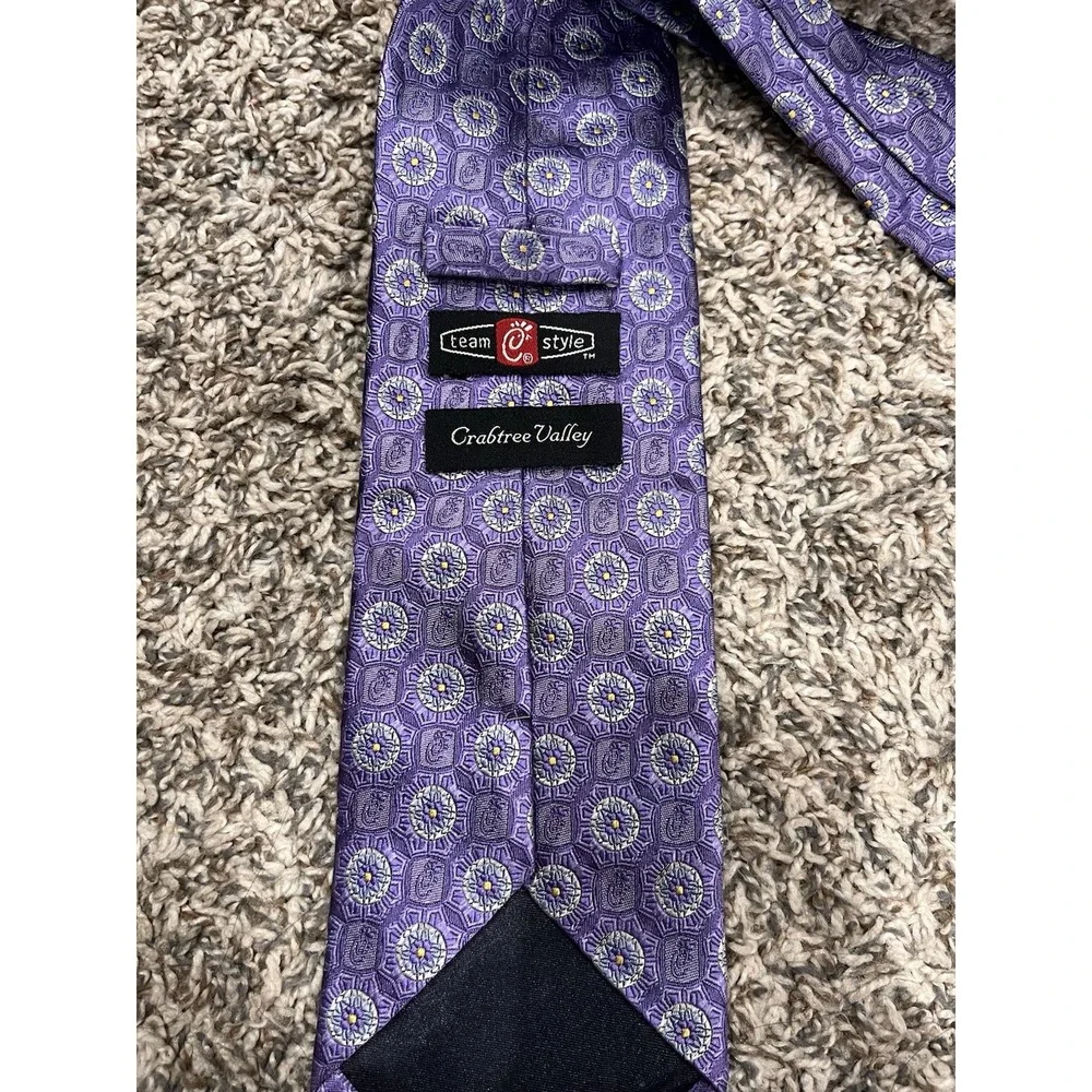 Purple Flower chick-Fil-A‎ Tie